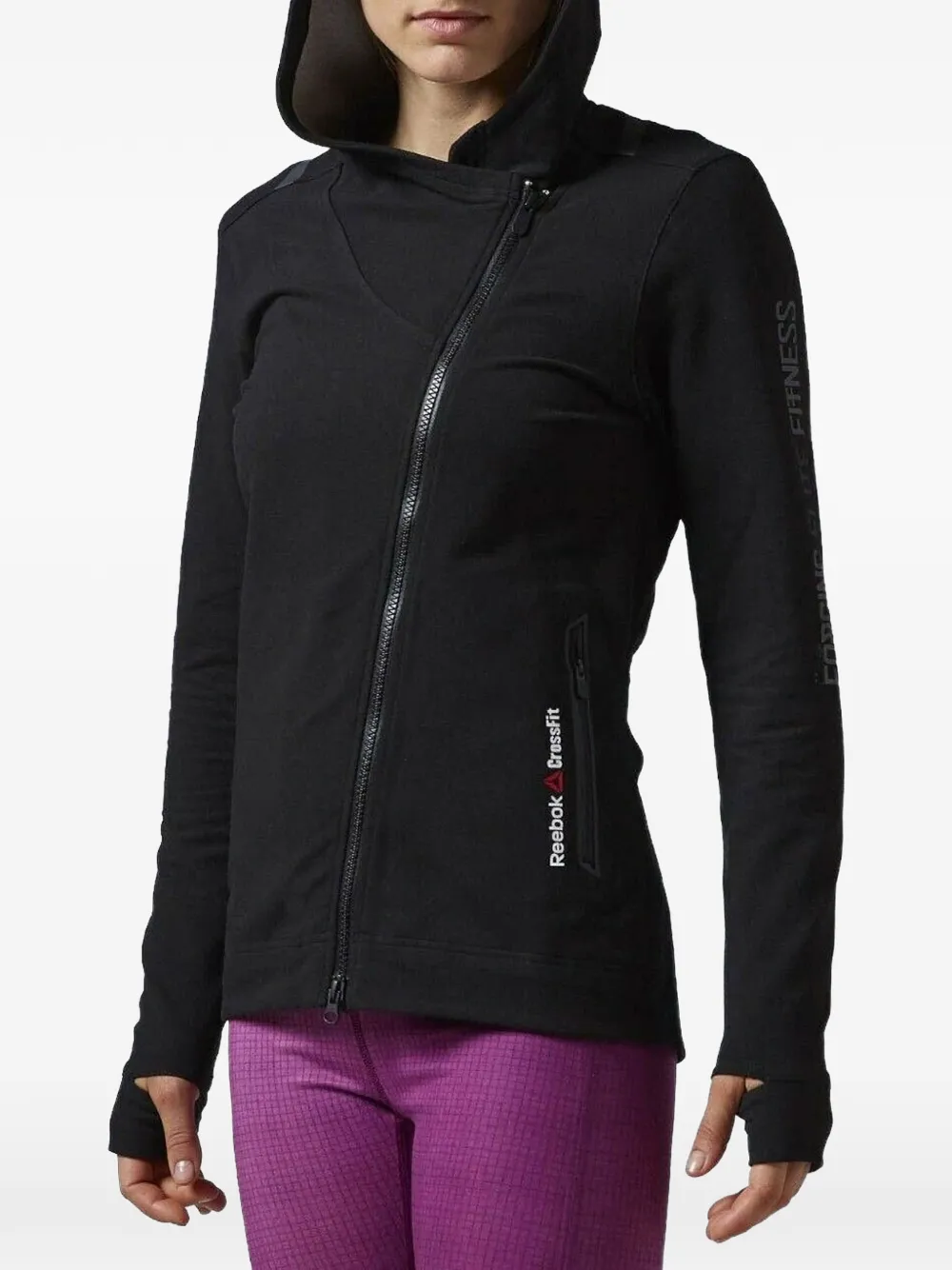Reebok Jacke mit reflektierenden Details - Schwarz