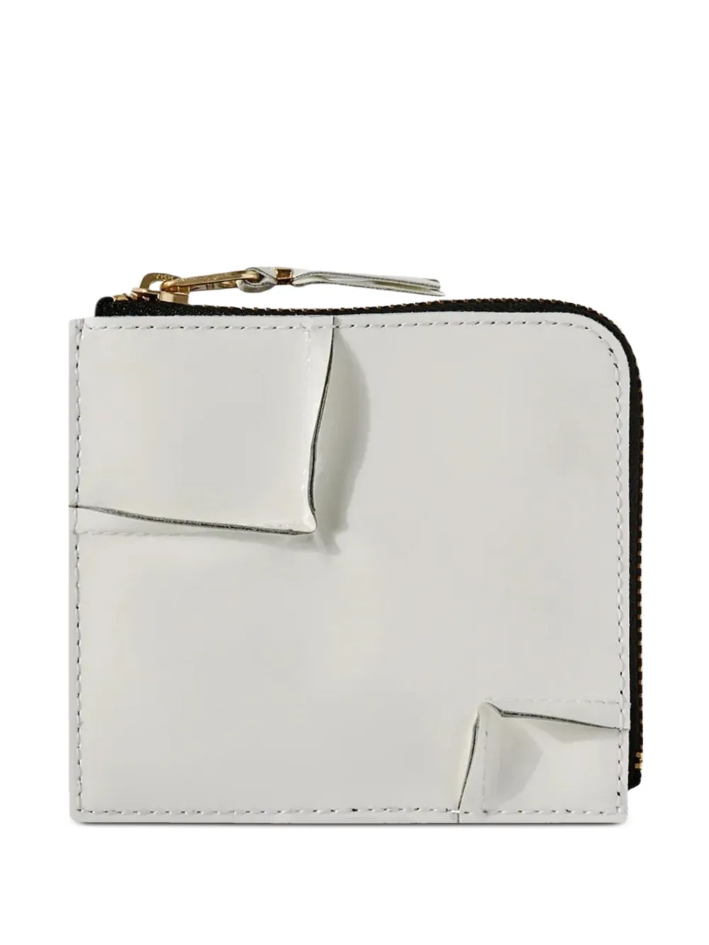 Comme Des Garçons Wallet Portafoglio con zip - Bianco
