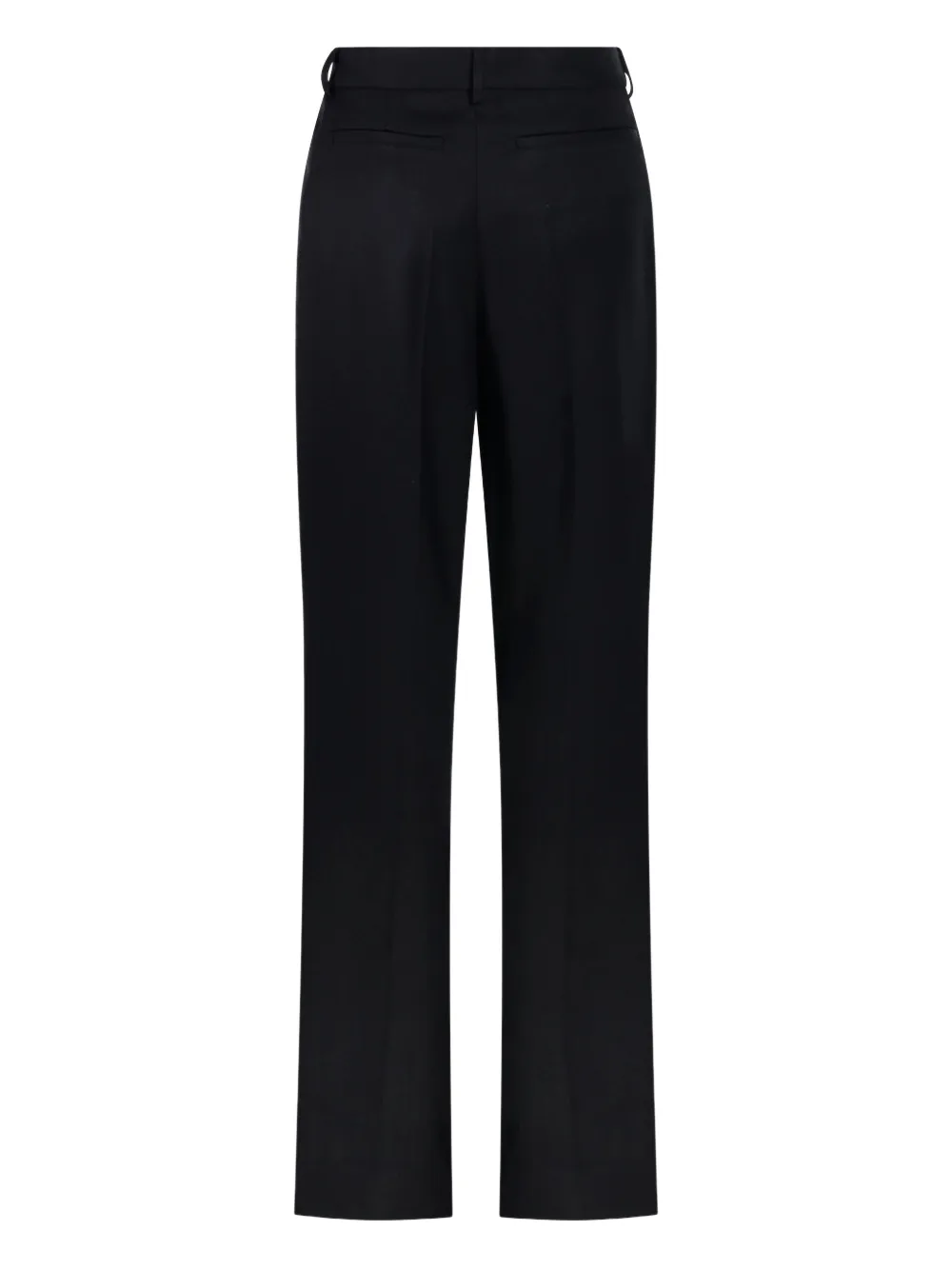 Victoria Beckham Straight plooibroek - Zwart