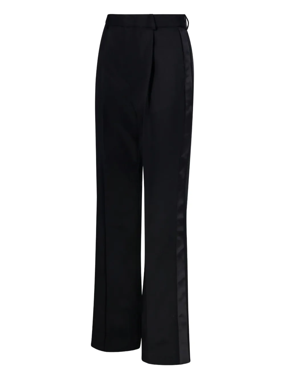 Victoria Beckham Straight plooibroek Zwart