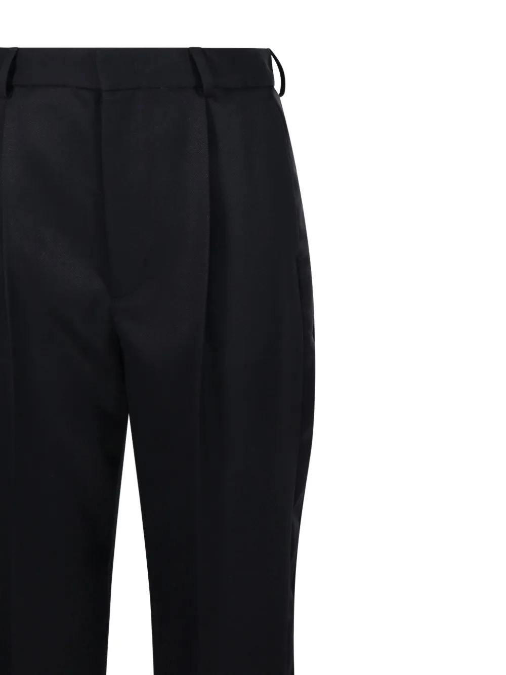 Victoria Beckham Straight plooibroek Zwart