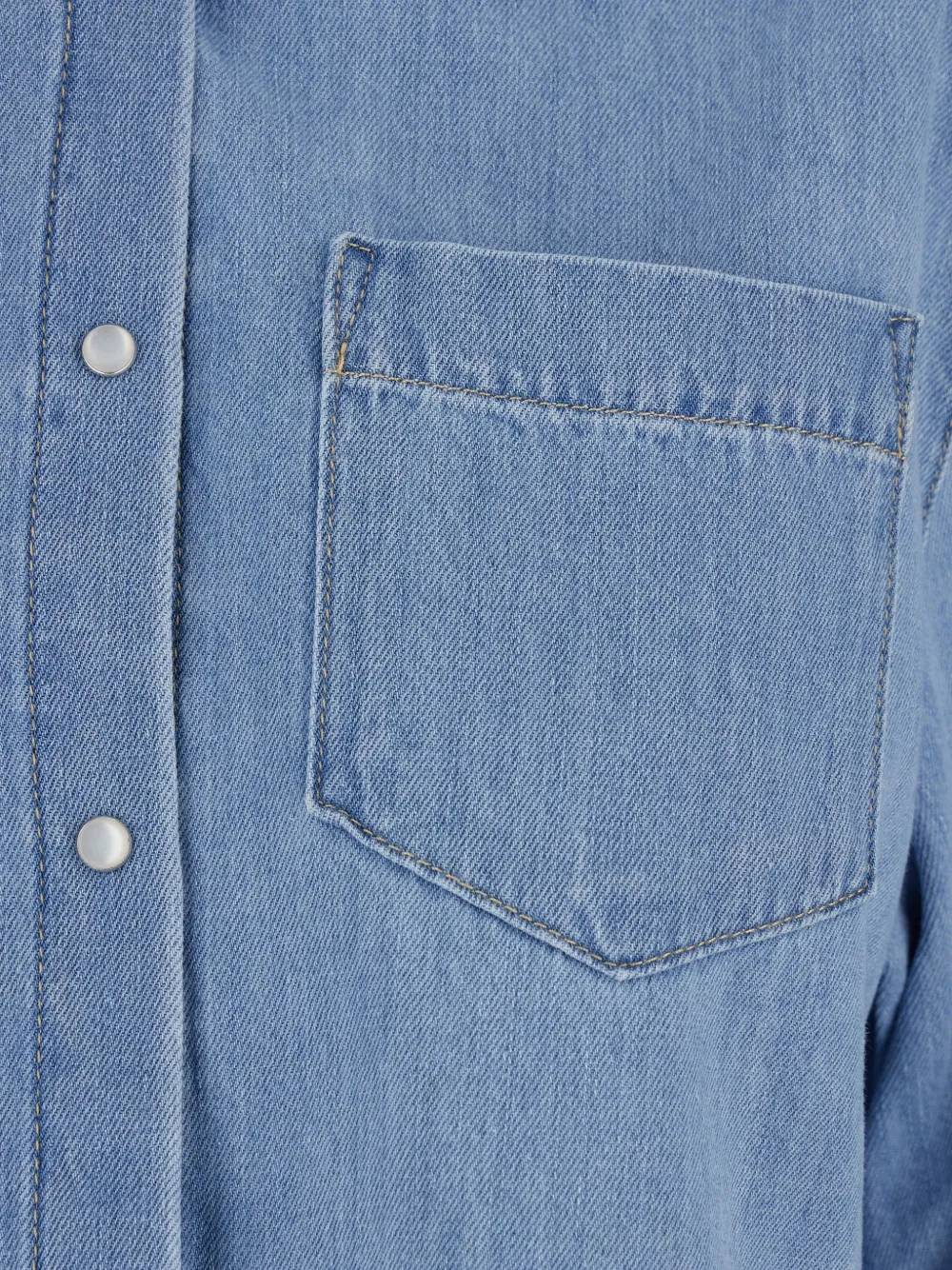 Kodiac Chest-Pocket Crop Shirt
