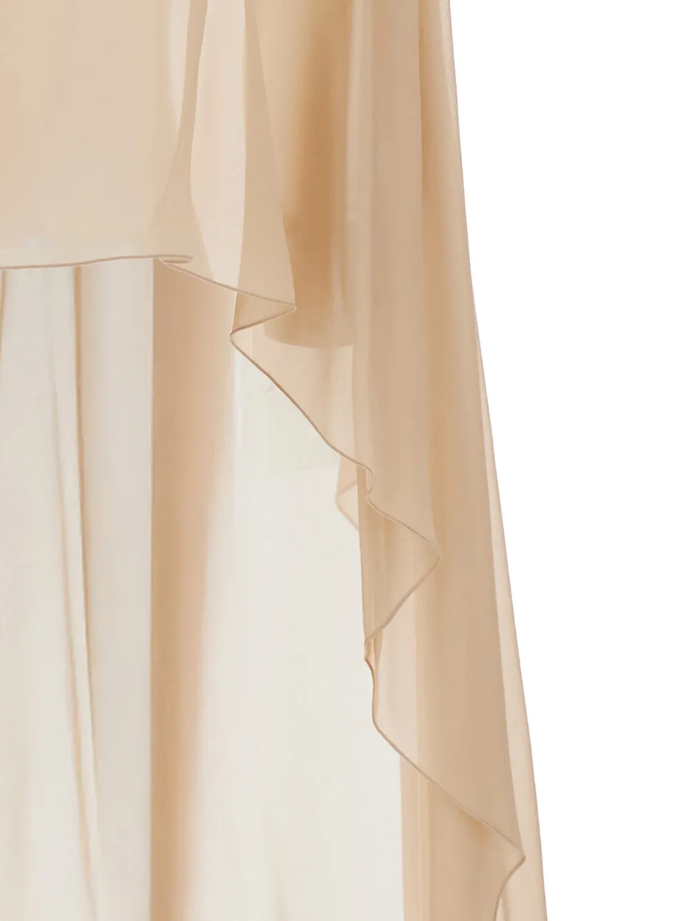  Antonelli Assymetric-hem Silk Scarf - Neutrals 
