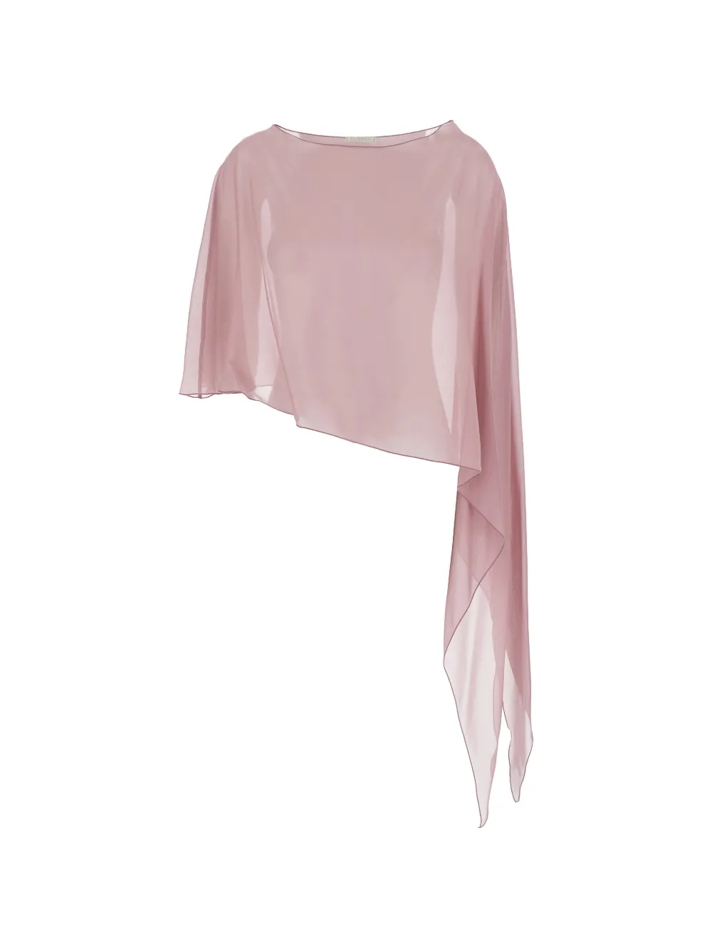Antonelli asymmetric-hem scarf - Rosa