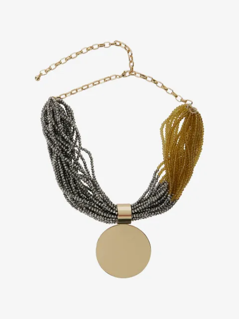 Antonelli beaded pendant necklace