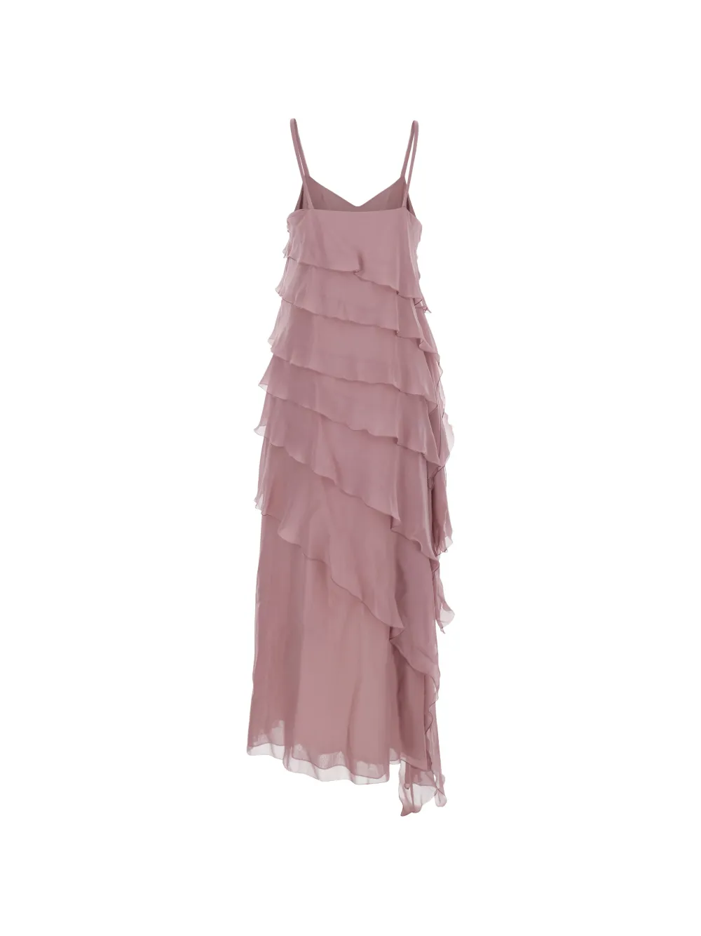  Antonelli Marilyn Tiered-ruffles Dress - Pink 