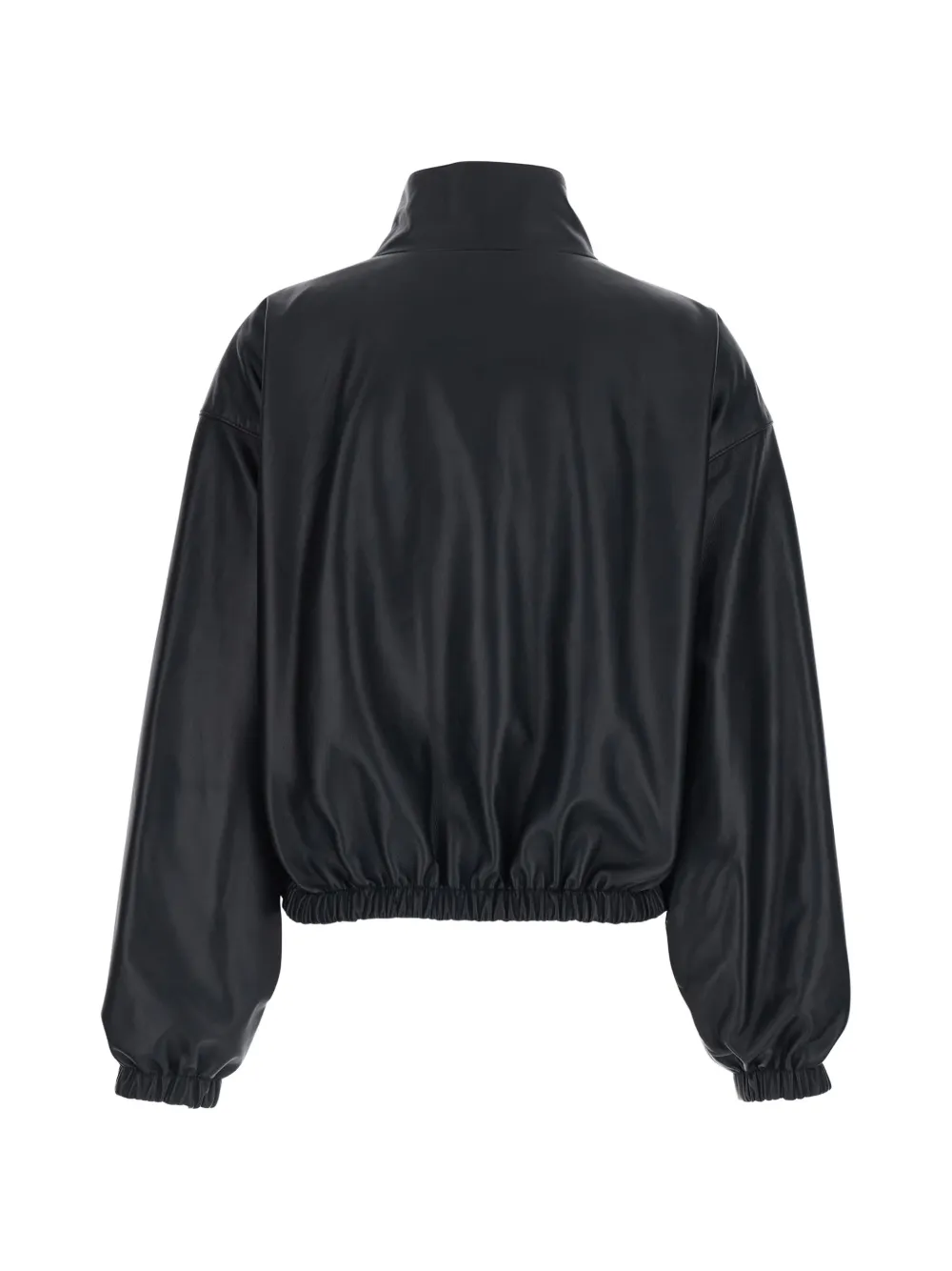  Balenciaga Zip-up Leather Jacket - Black 