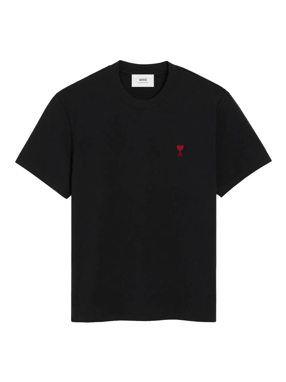 AMI Paris Ami de Coeur organic cotton T-shirt | Black | Image 1