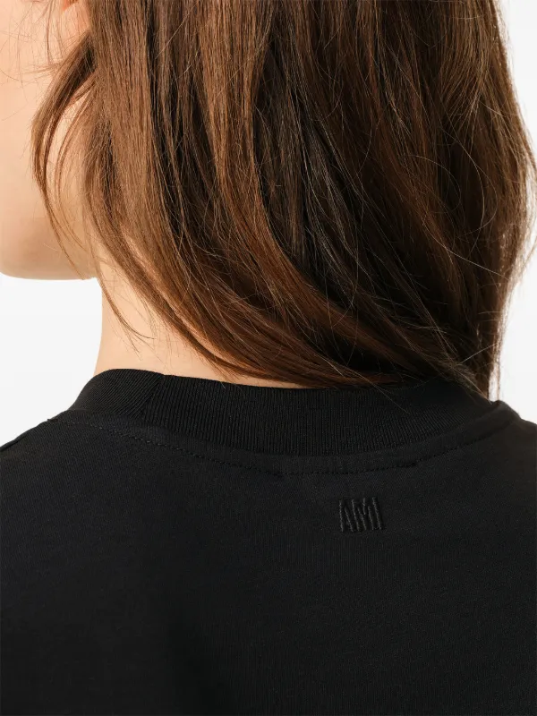 AMI Paris Camiseta Ami De Coeur | Preto | FARFETCH BR