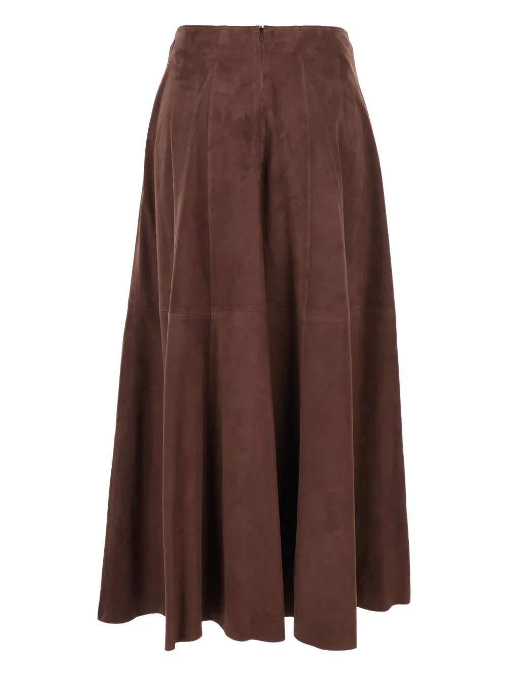 Arma panelled midi skirt - Bruin