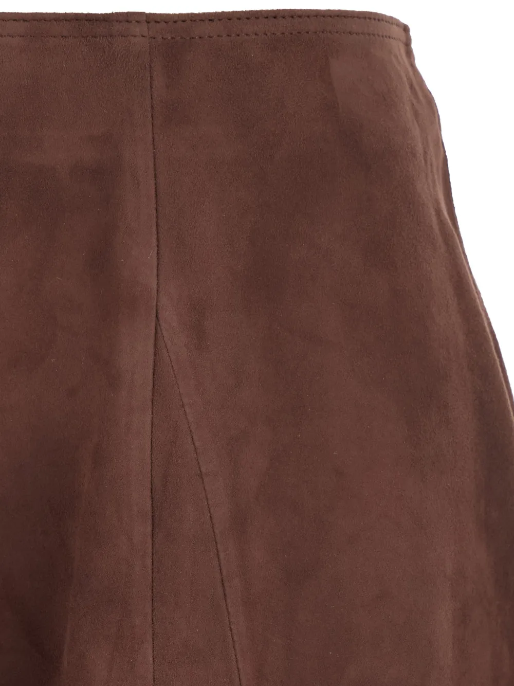  Arma Panelled Midi Skirt - Brown 
