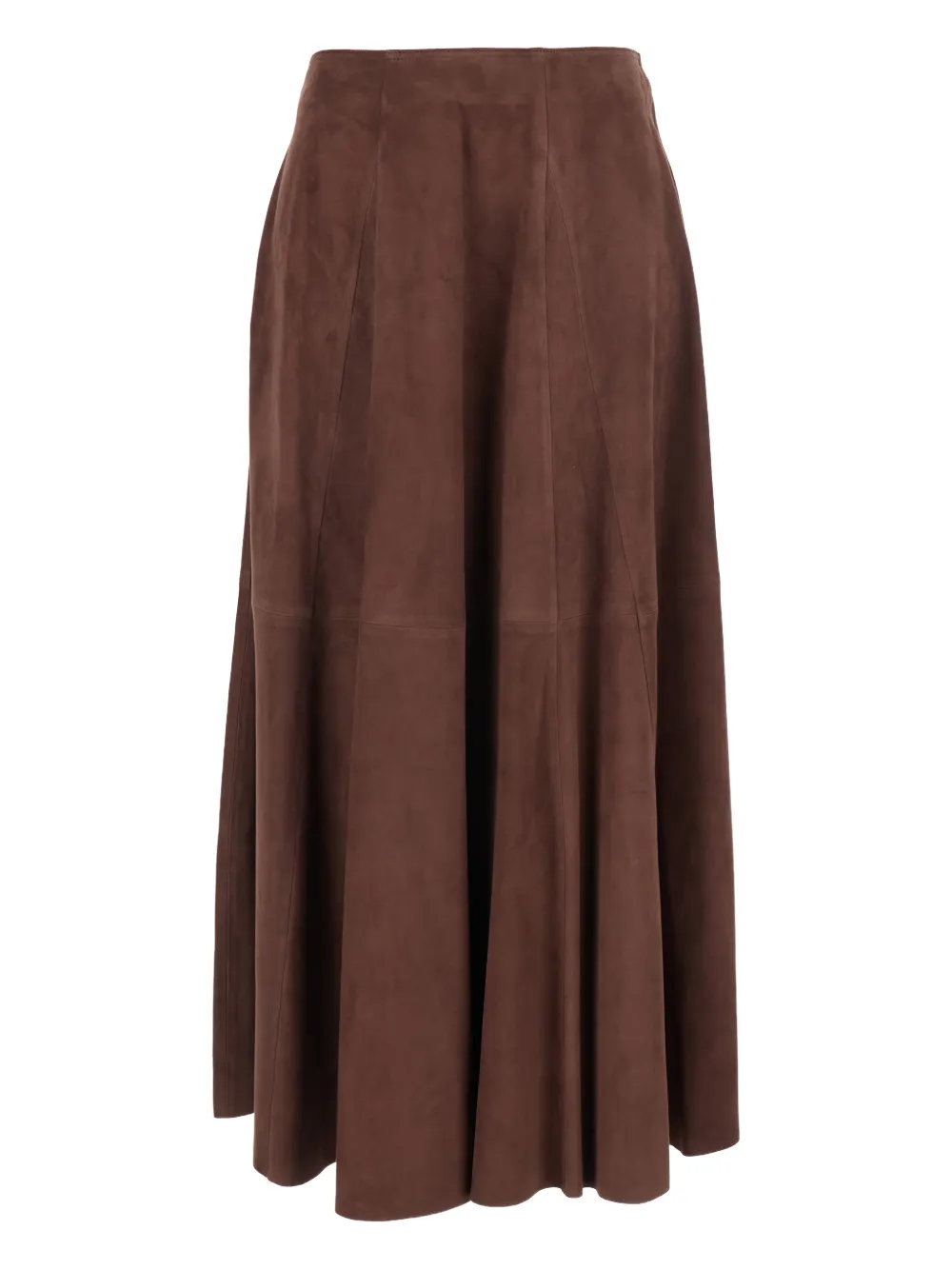 Arma panelled midi skirt - Braun