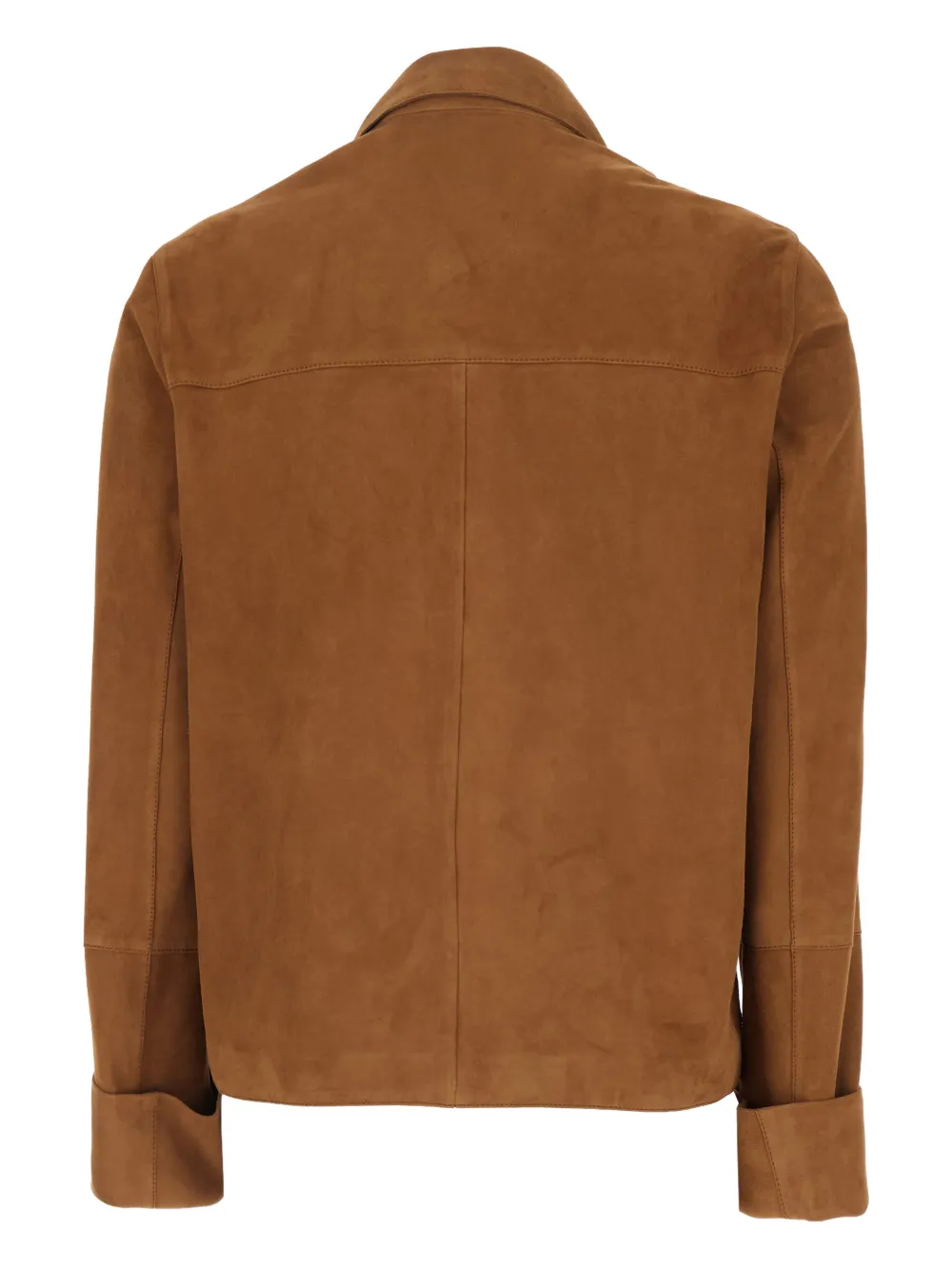  Arma Pocket Suede Jacket - Brown 