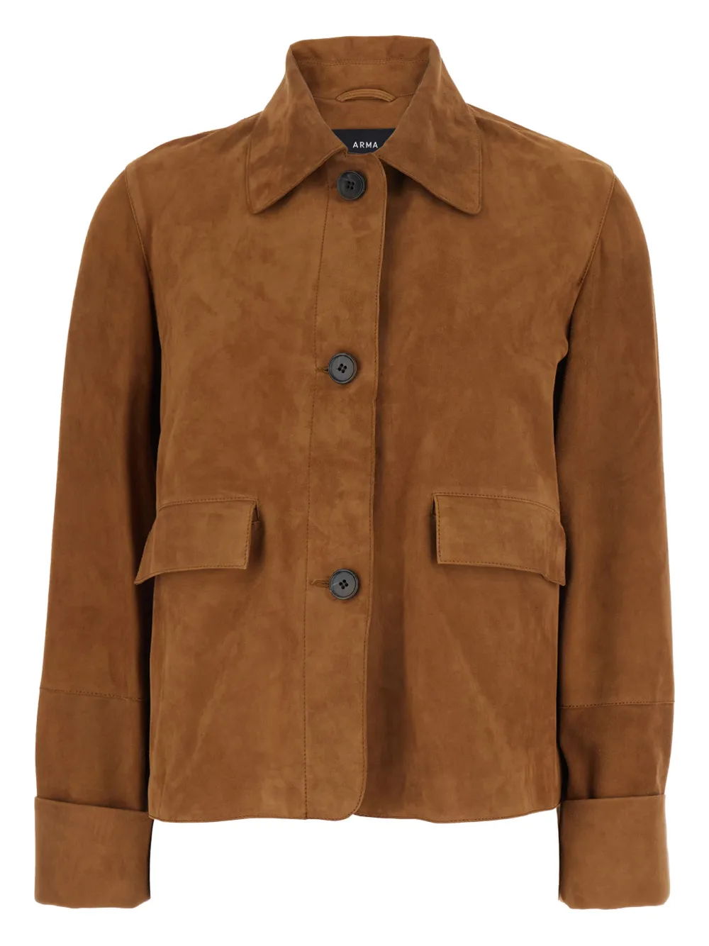 Arma pocket suede jacket - Braun