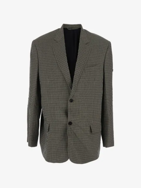 Balenciaga checked blazer