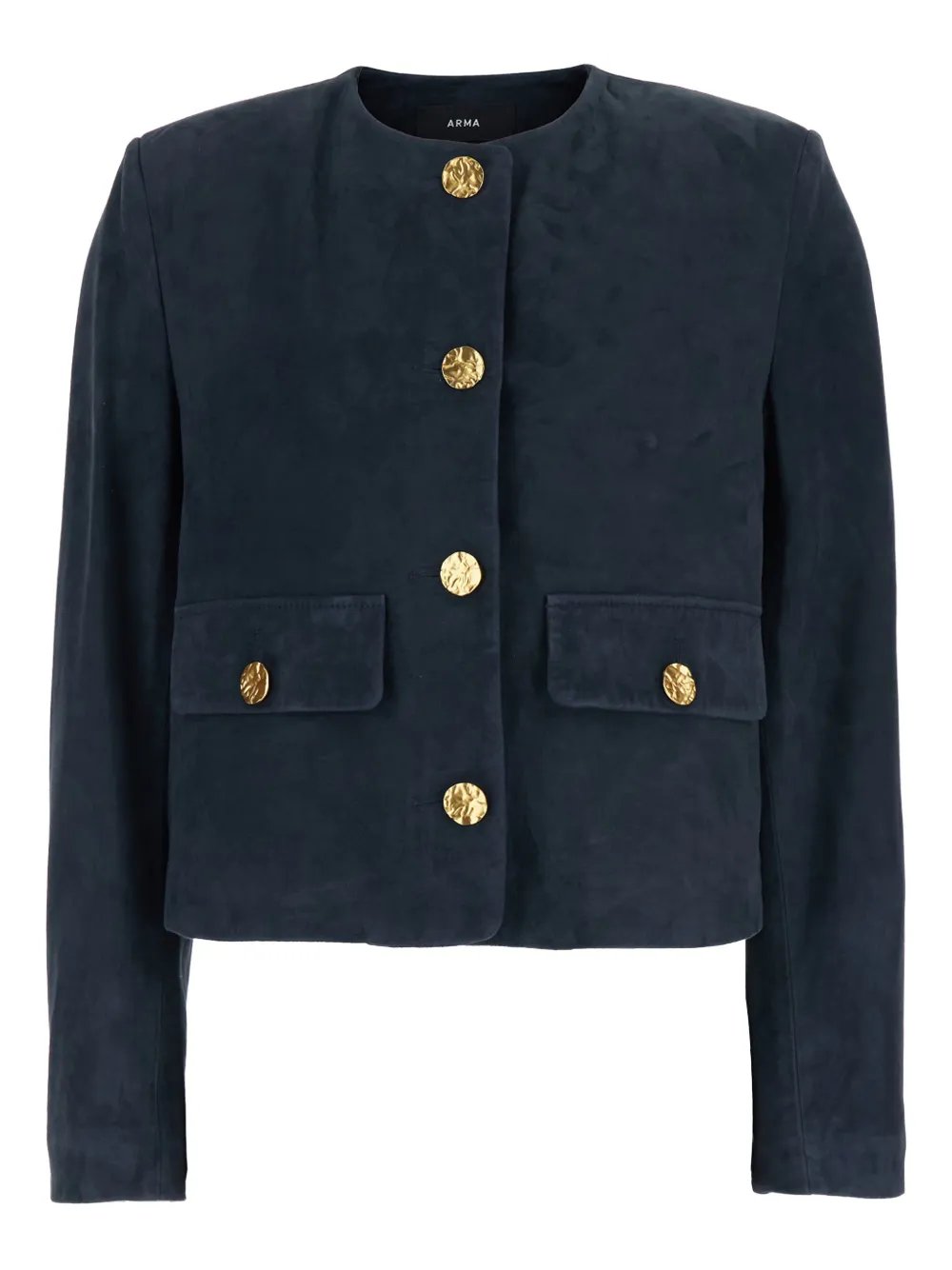 Arma button-up patch-pocket jacket | Blue | Image 1