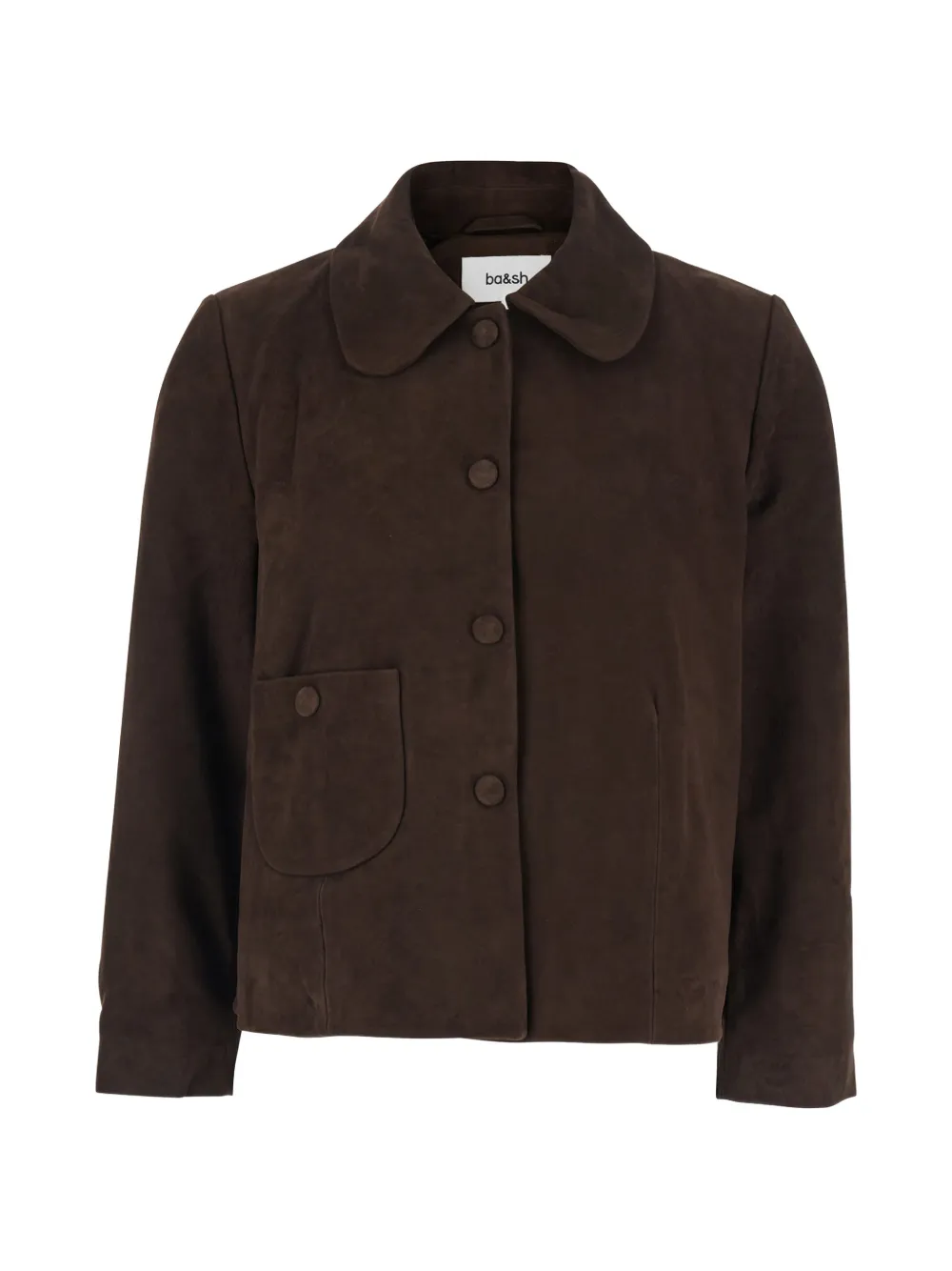 Ba&Sh Milas button pocket jacket - Marrone