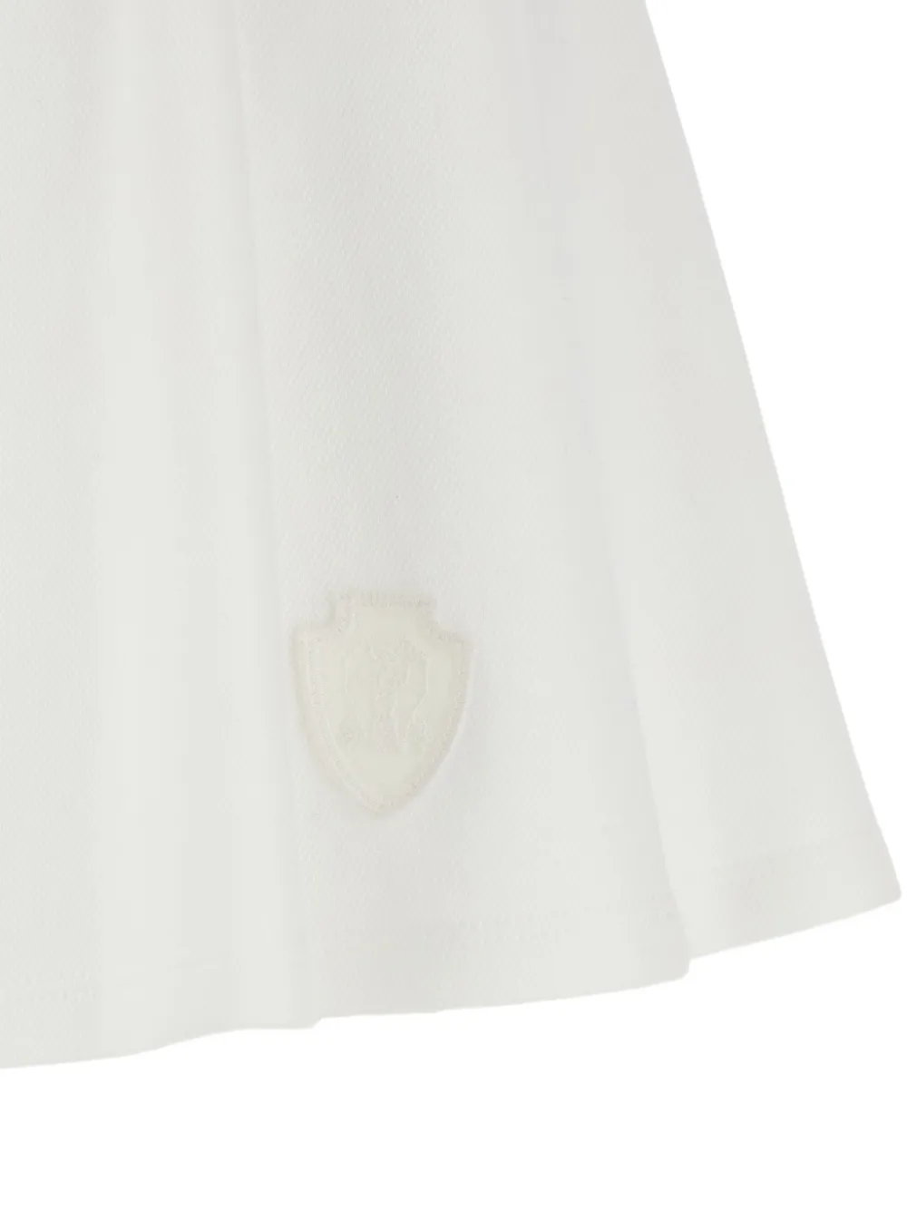 Striped-Trim A-Line Mini Skirt