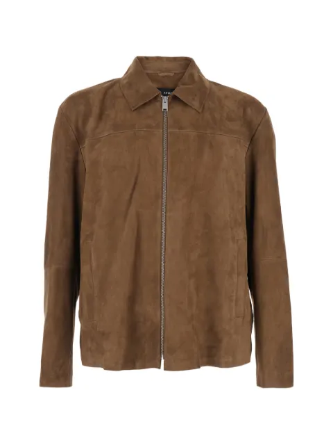 Arma zipped leather jacket