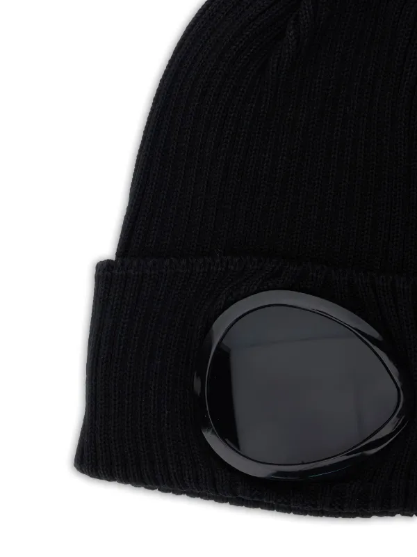 C.P. Company goggle-detail Beanie Hat | Black | FARFETCH ID