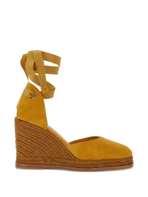 Castañer Camilla ribbon-tie wedged espadrilles