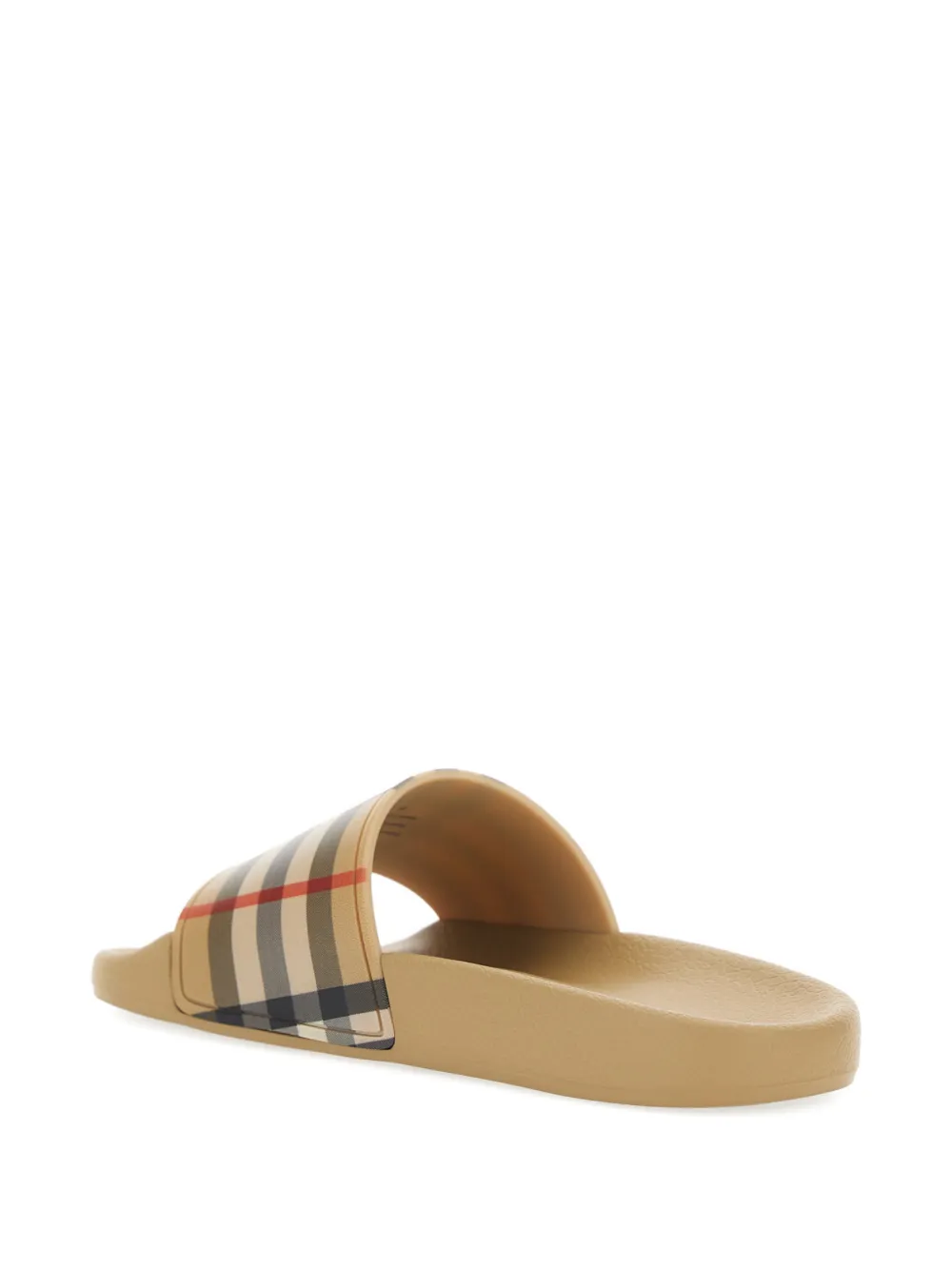 Burberry Kids Geruite sandalen Beige