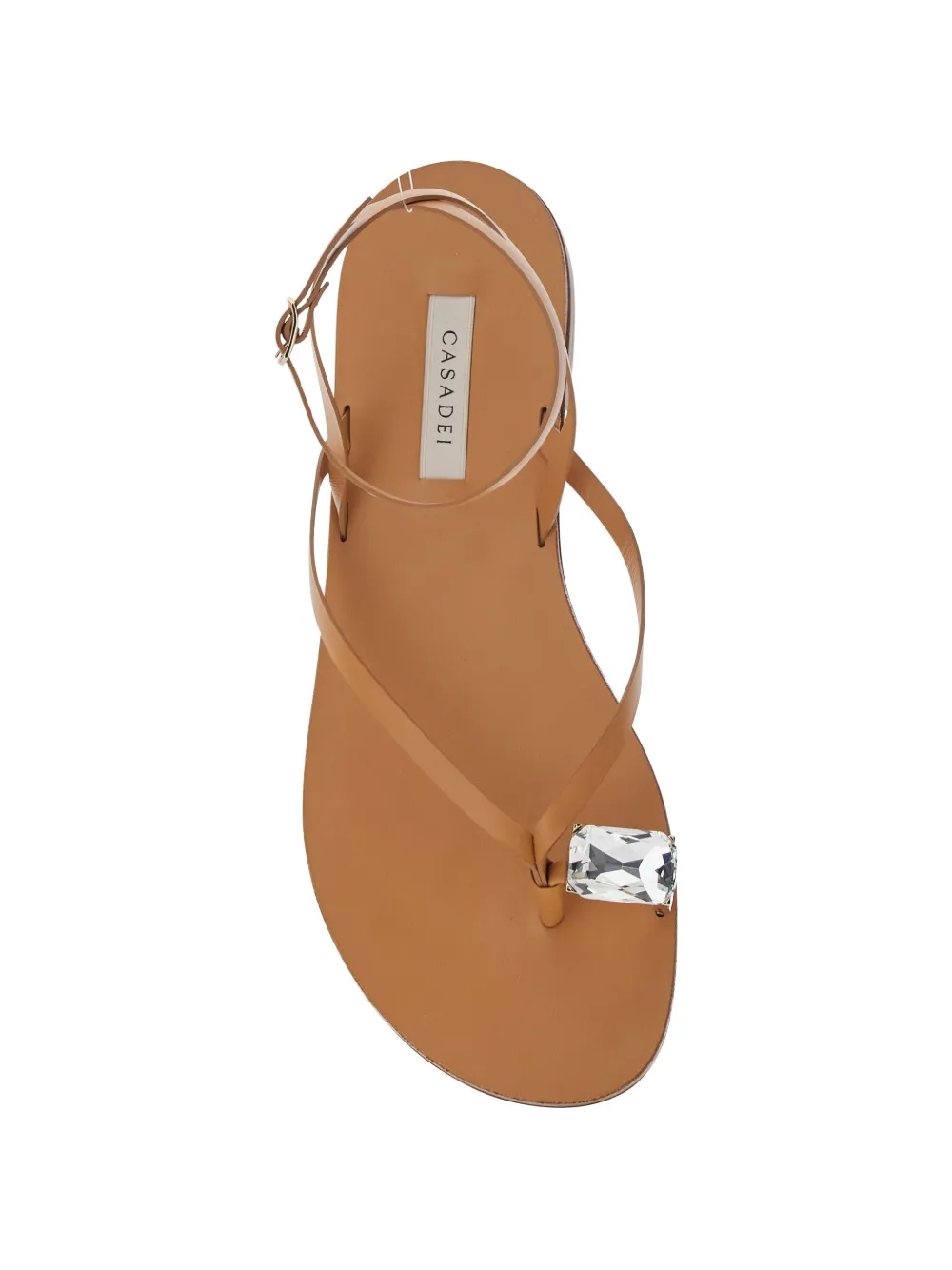 Casadei Leren sandalen Beige