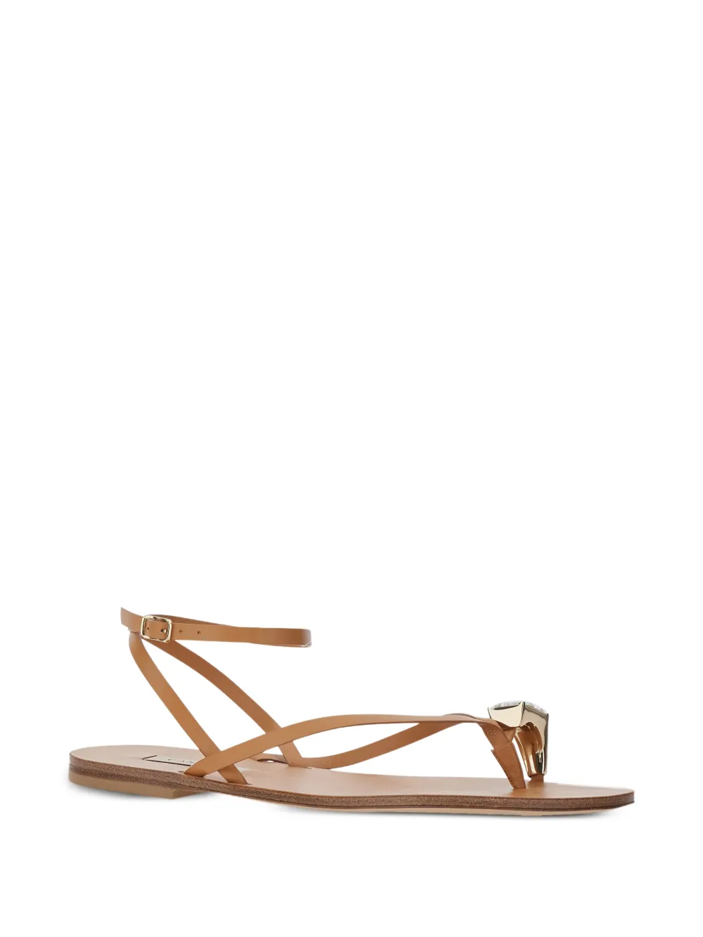 Casadei Leren sandalen Beige