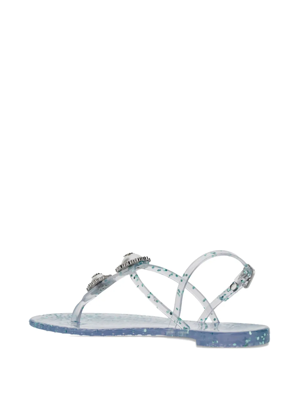 Casadei embellished-buckle sandals Wit