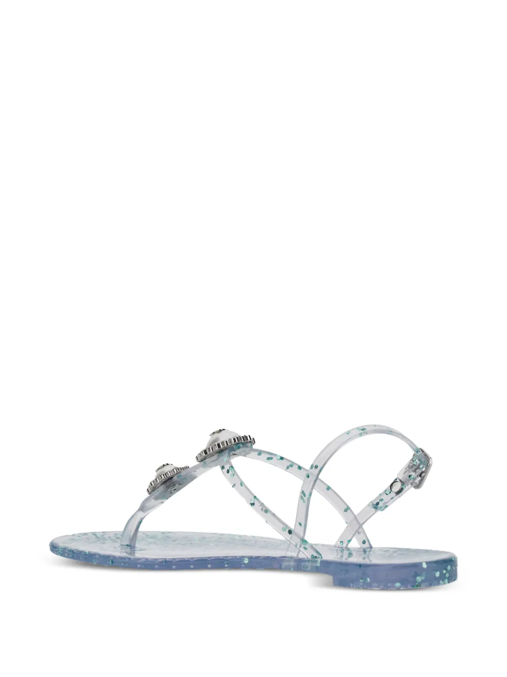 Casadei Slippers verfraaid met gesp Wit