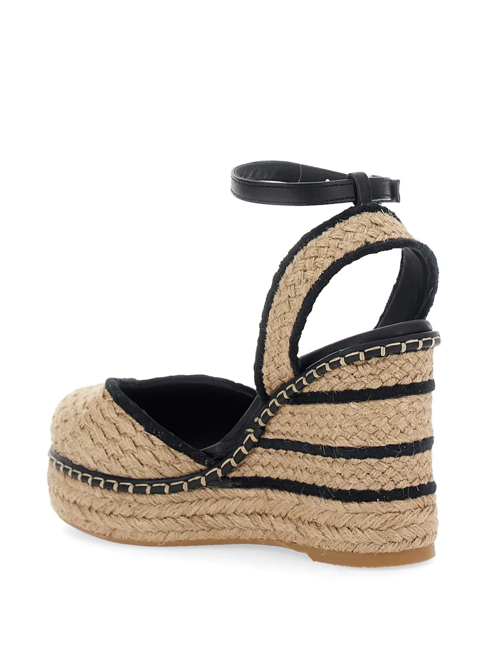Castañer striped wedge espadrilles Beige