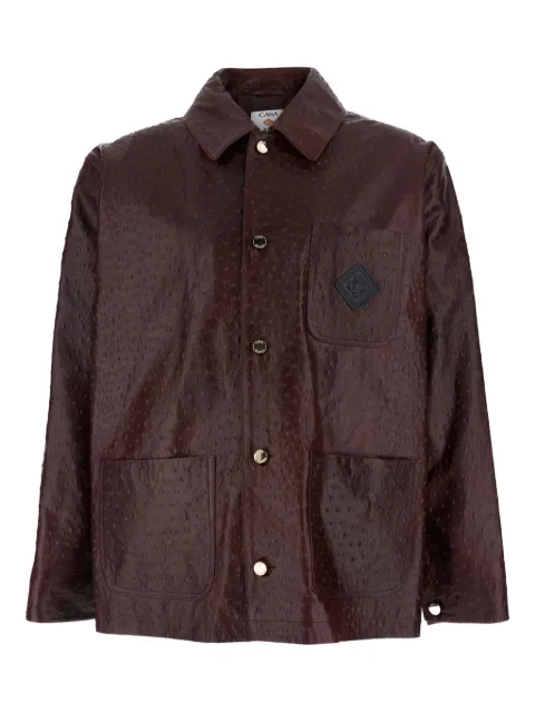 Casablanca chamarra con parche en relieve