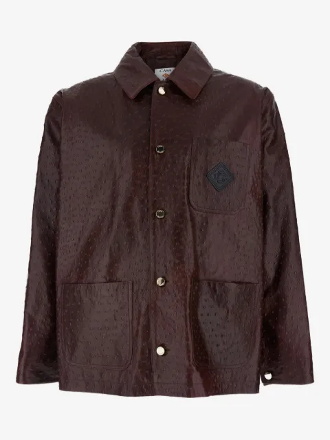 Casablanca embossed patch jacket