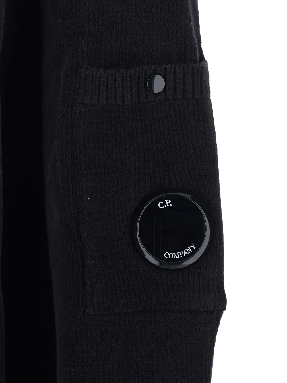 C.P. Company Trui met Lens-patch Zwart