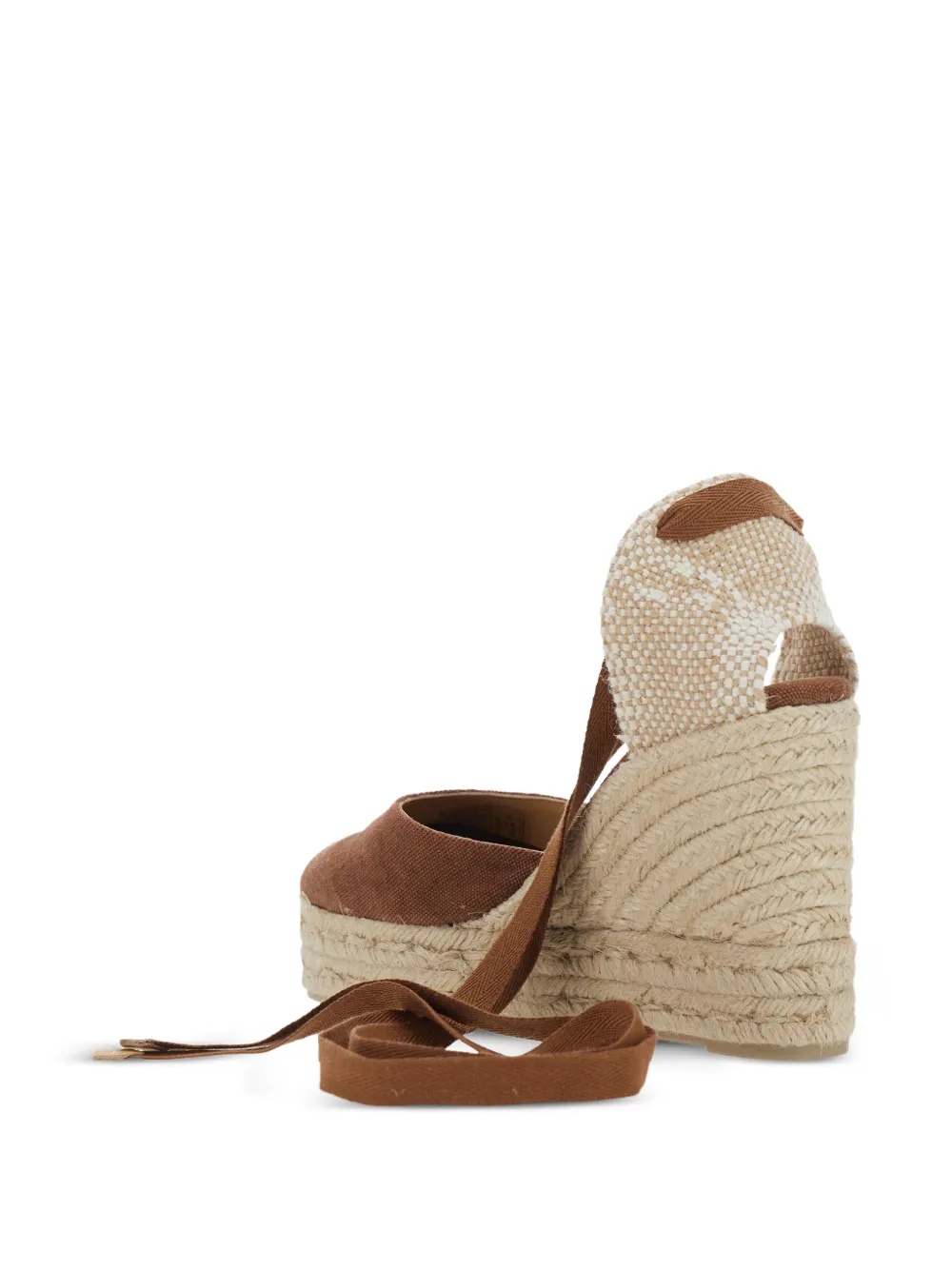 Castañer Carina espadrilles met plateauzool Bruin