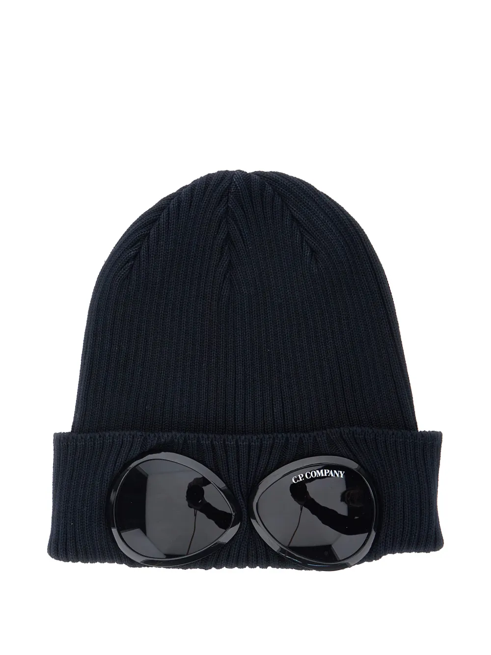 C.P. Company goggle knit beanie hat - Blu
