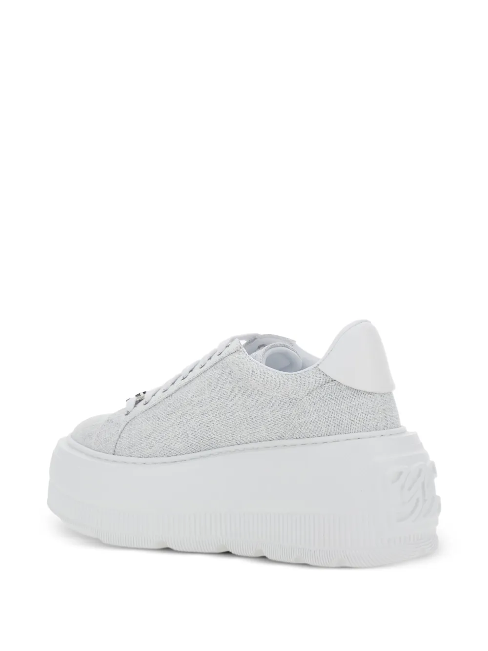 Casadei Nexus sneakers verfraaid met plateauzool Grijs