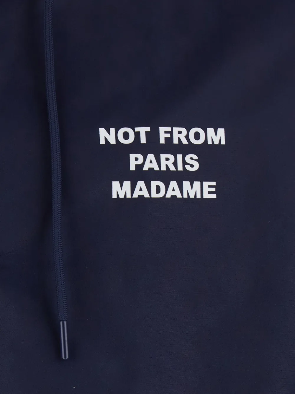 Drôle De Monsieur Jas met capuchon Blauw