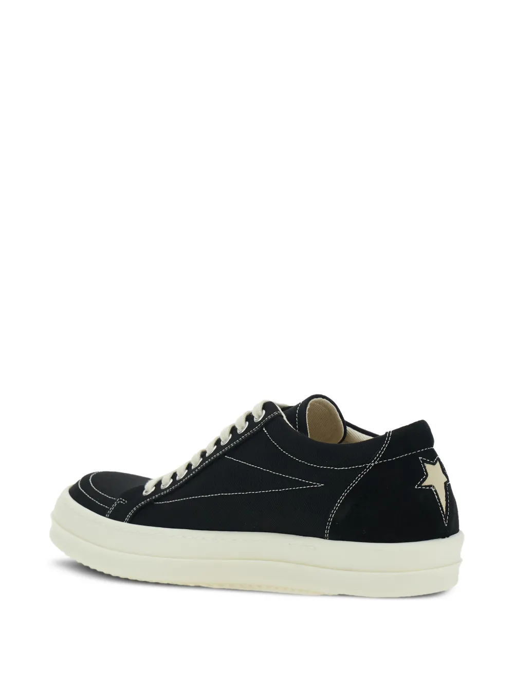 Rick Owens DRKSHDW Temple star-appliqué sneakers Zwart