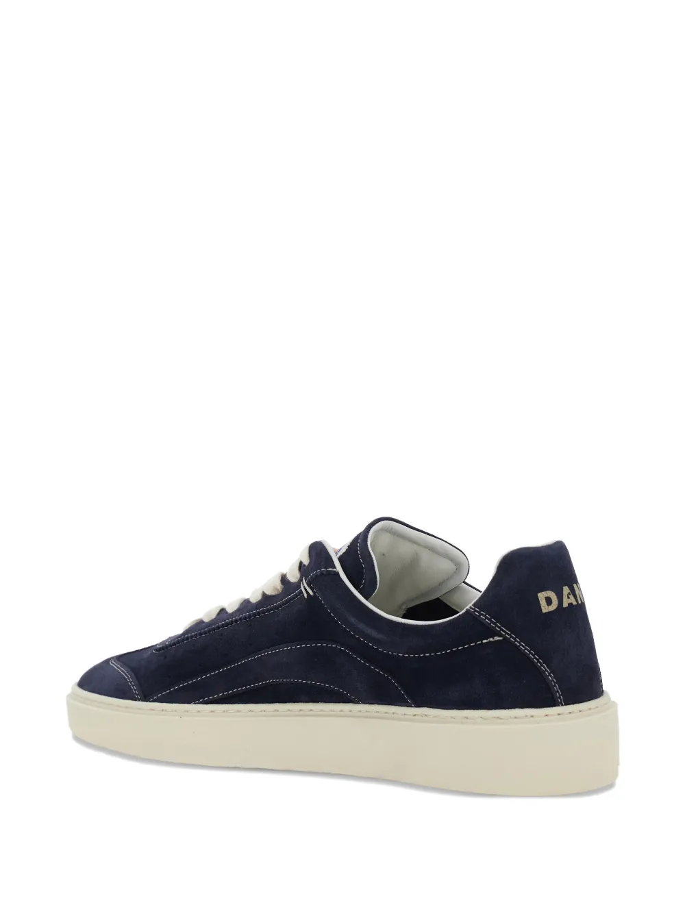 DSQUARED2 low-top logo-patch sneakers Blauw