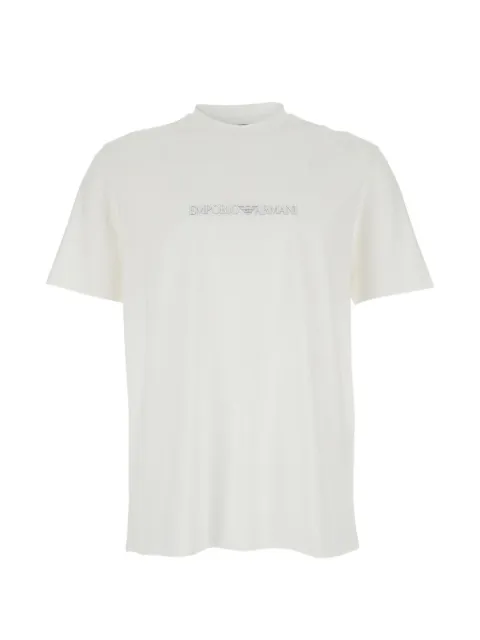 Emporio Armani playera con detalle del logo