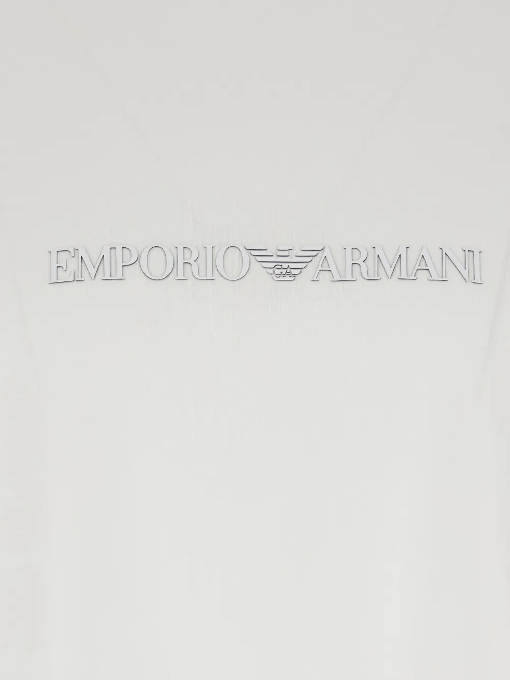 Emporio Armani T-shirt met logodetail Wit