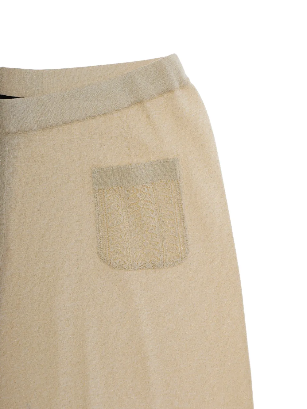 Emporio Armani Kids Broek met vierkante zak Beige