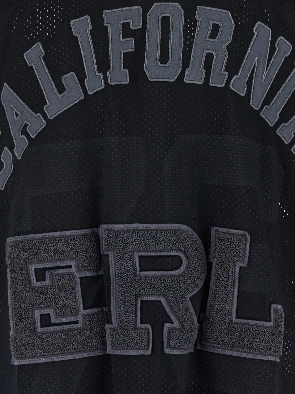 ERL T-shirt met V-hals Zwart