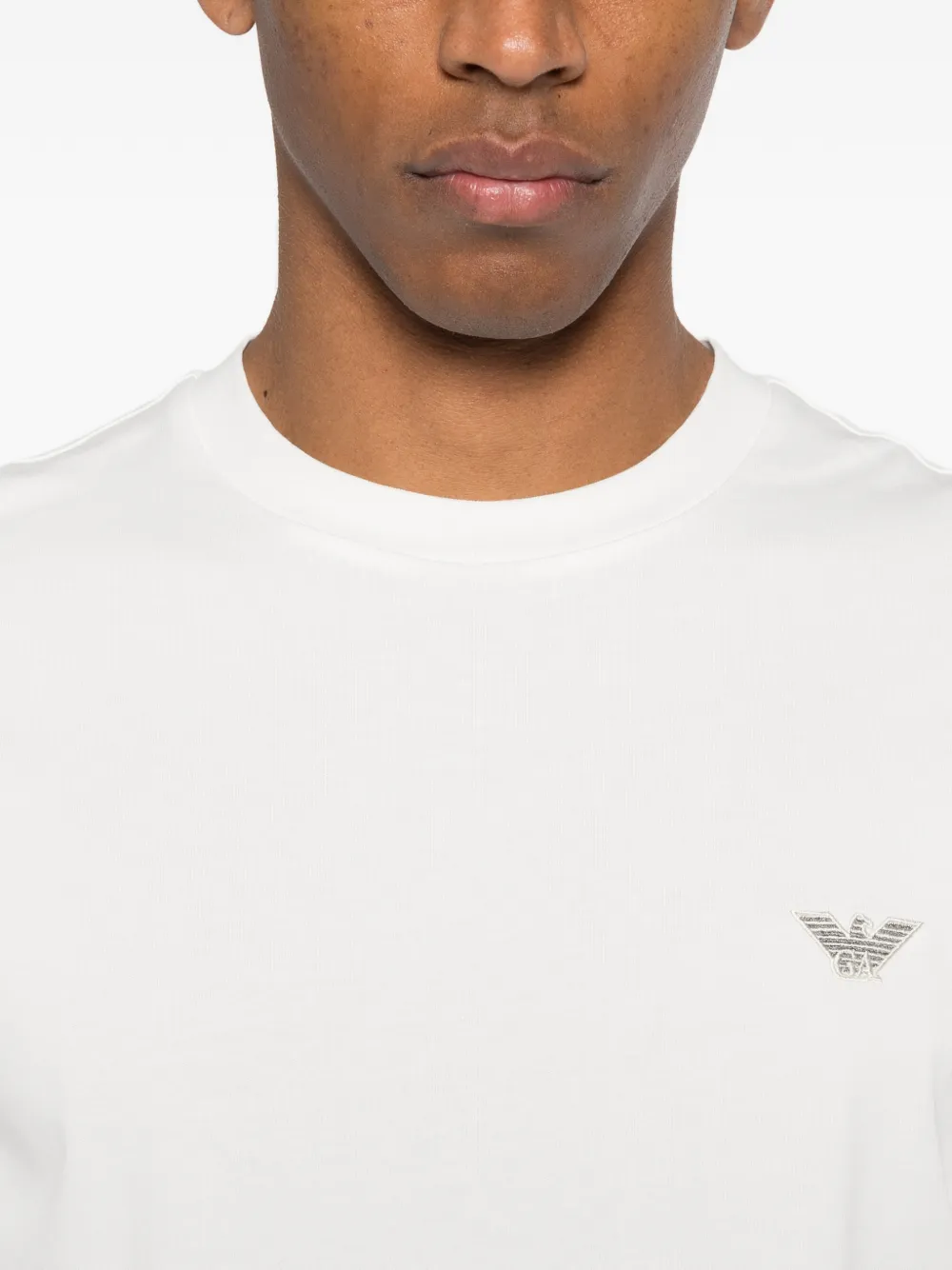 Emporio Armani logo-embroidery T-shirt - thumbnail 5 of 5