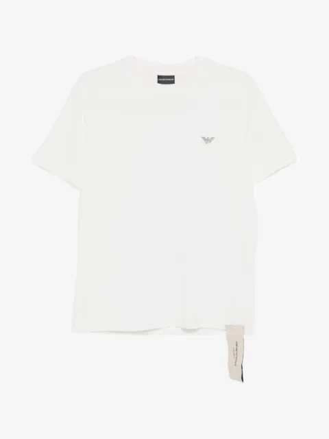 Emporio Armani logo-embroidery T-shirt