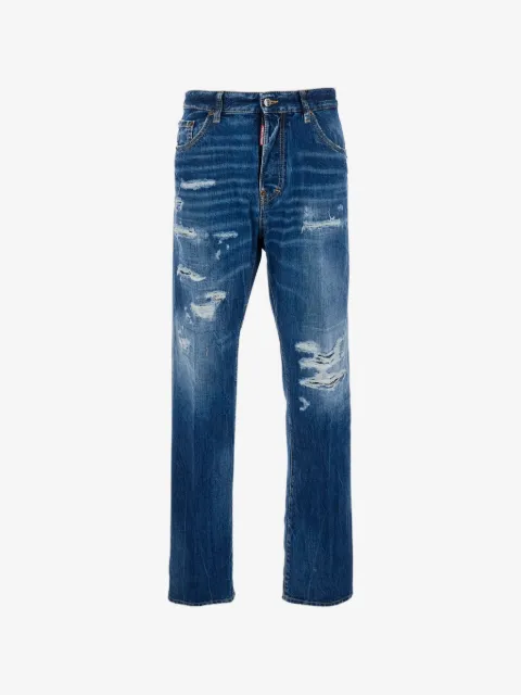 DSQUARED2 medium Ripped wash 642 jeans