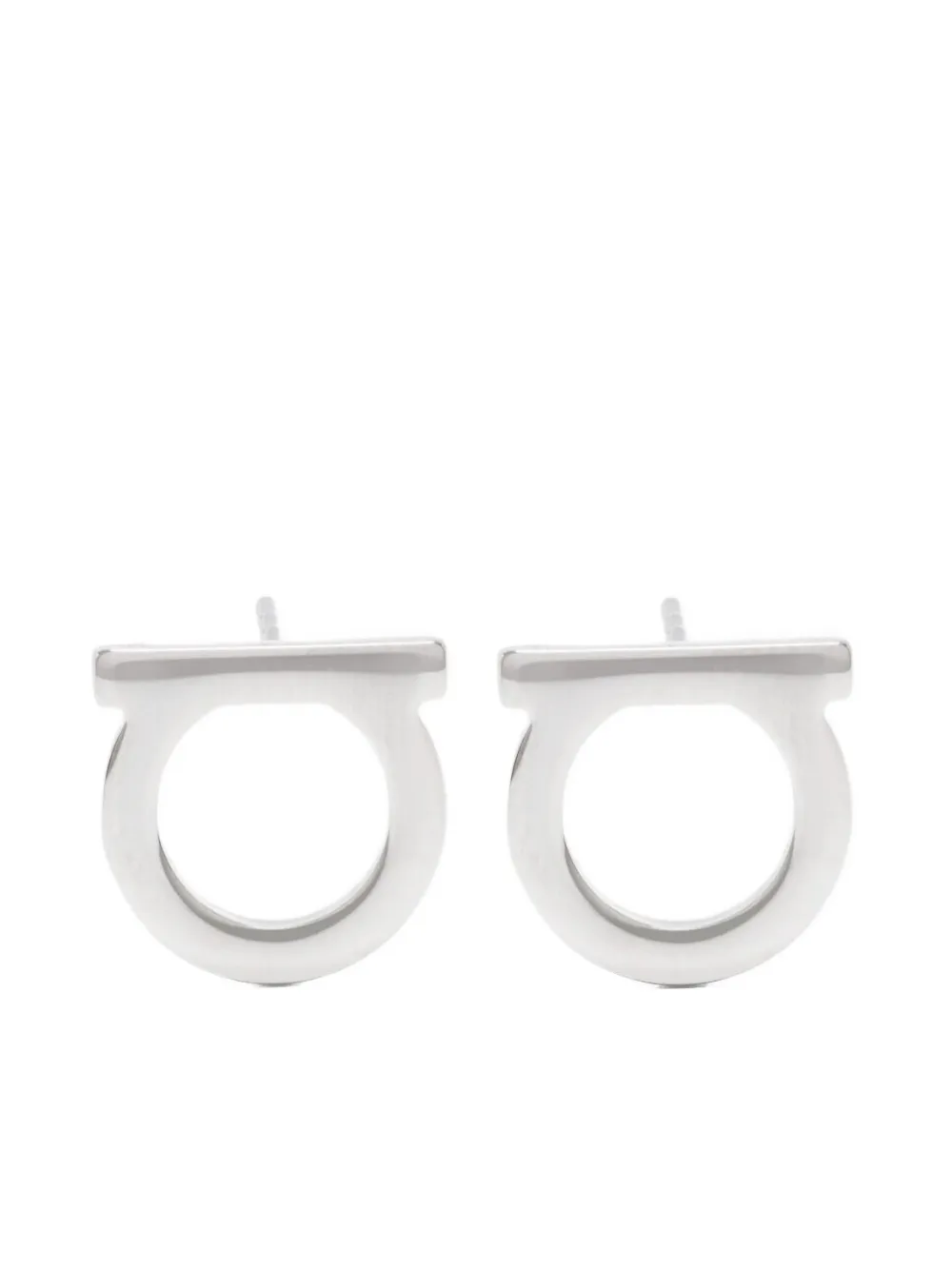 Ferragamo L Gancini earrings - Argento