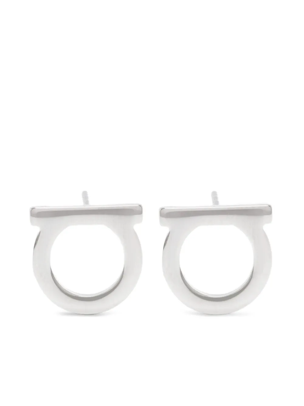 Ferragamo L Gancini earrings - Argento