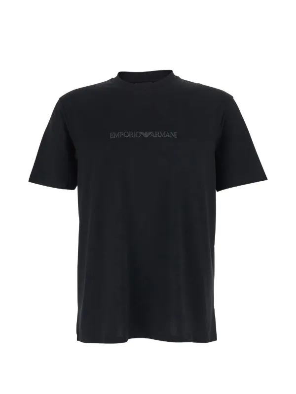 Emporio Armani ロゴ Tシャツ | ブラック | FARFETCH JP